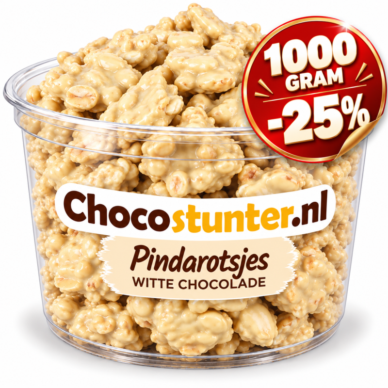 Pindarotsjes wit 1000gr *25% Korting