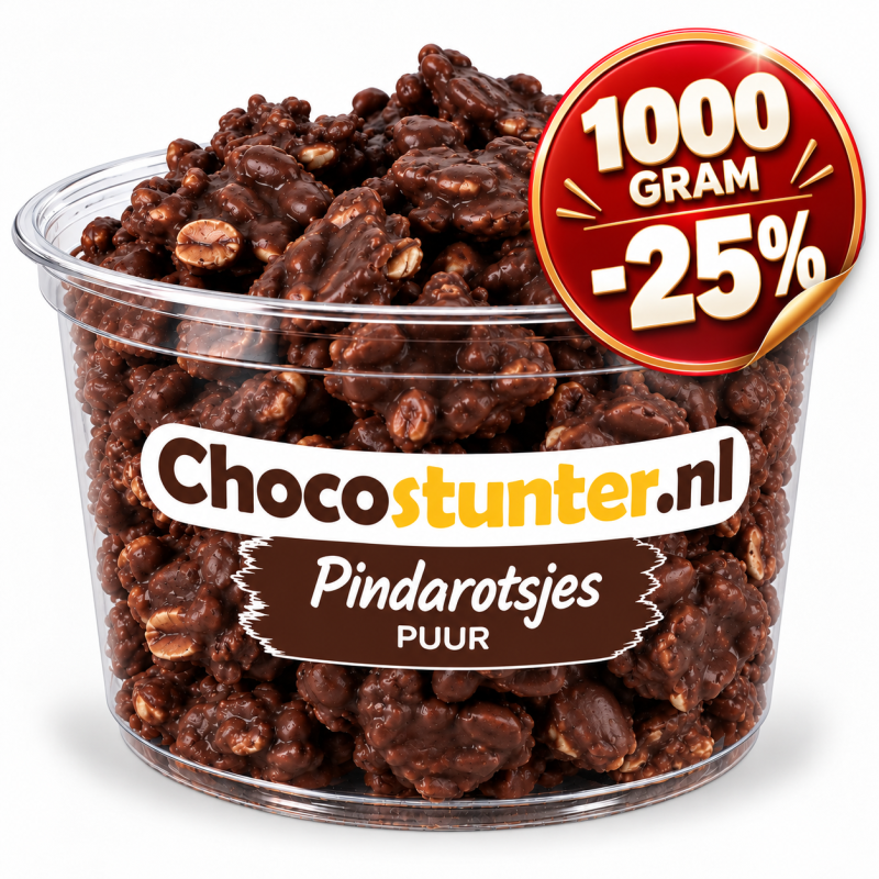 Pindarotsjes puur 1000gr *25% Korting