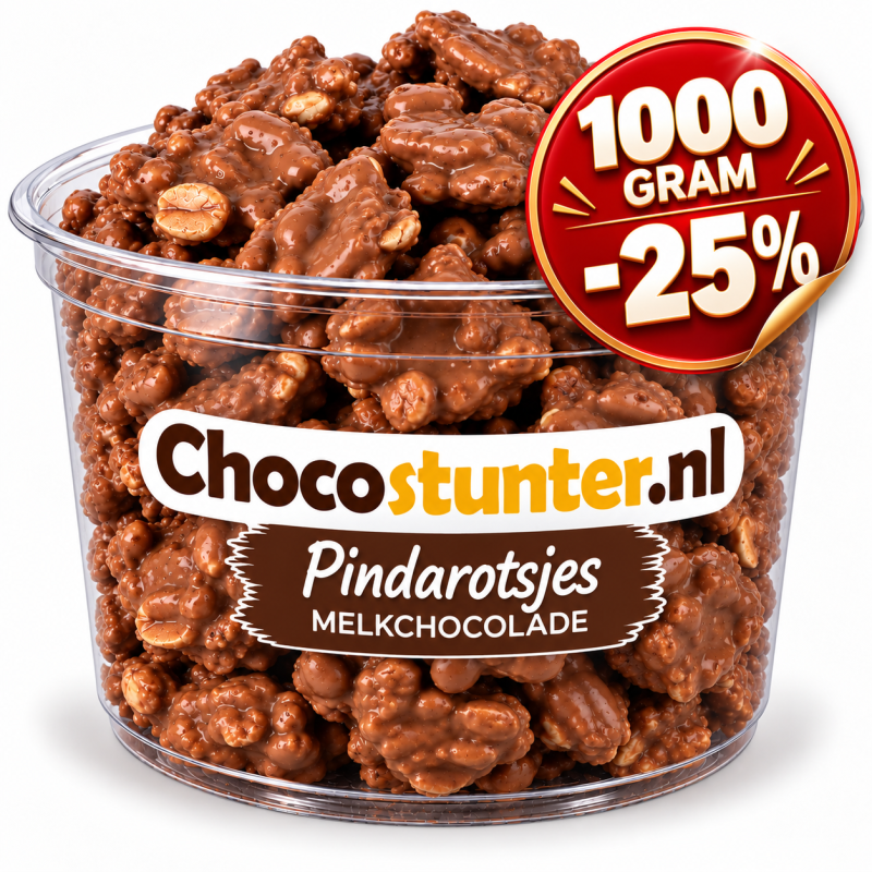 Pindarotsjes melk 1000gr *25% Korting