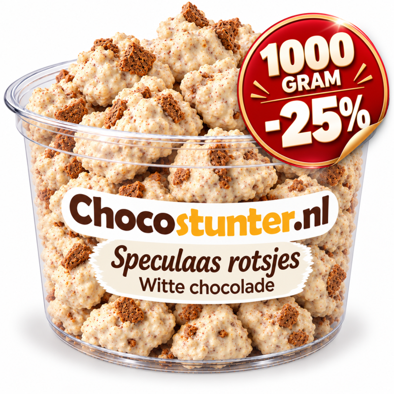 Speculaasrotsjes 1000gr *25% Korting